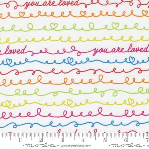 Creativity Glows - Cloud - Rainbow Squiggles