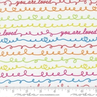 Creativity Glows - Cloud - Rainbow Squiggles