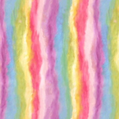 Rainbow Rose - Wavy Stripe - Light
