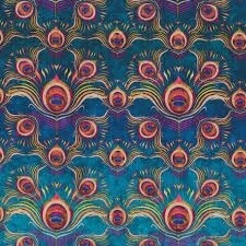 Eclectica - Large Feathers - Teal Multi