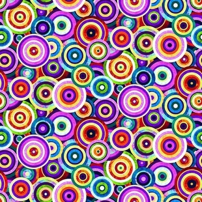 Geofetti - Bright Multi - Circles