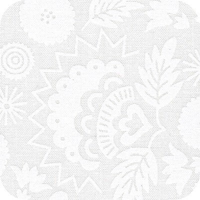 Jardin Noir - White - Multi Leaves