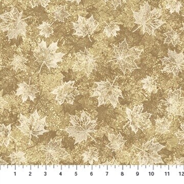 Oh Canada 10th Anniversary - Large Leaves - Beige
