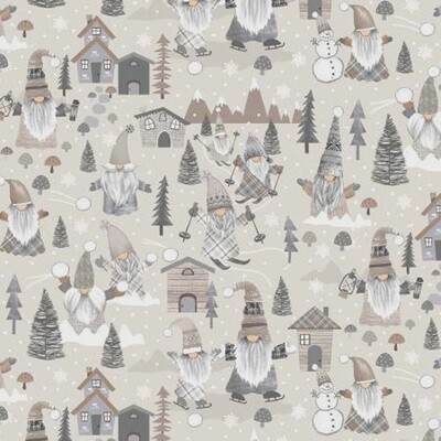 Snow Gnomes Wooden scenic
