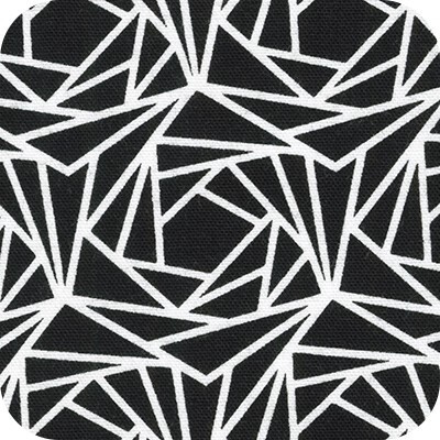 Jardin Noir - Jet - Geometric