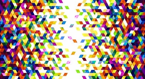 Geofetti - Multi on White