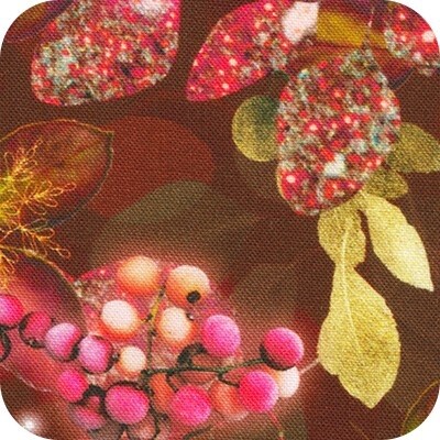 Festive Beauty - Crimson - Leaves