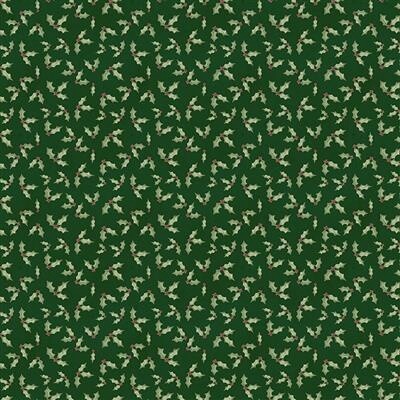 Postcard Christmas - Holly - Forest