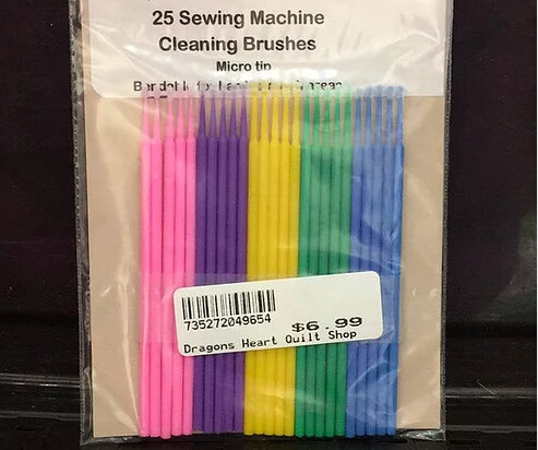 25 Microtip Sewing Machine Cleaning Brushes