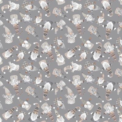 Snow Gnomes Tossed Grey