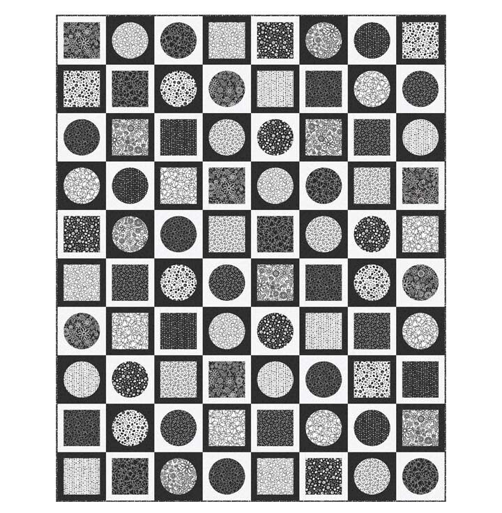 Basically Black &amp; White 2 Quilt Kits