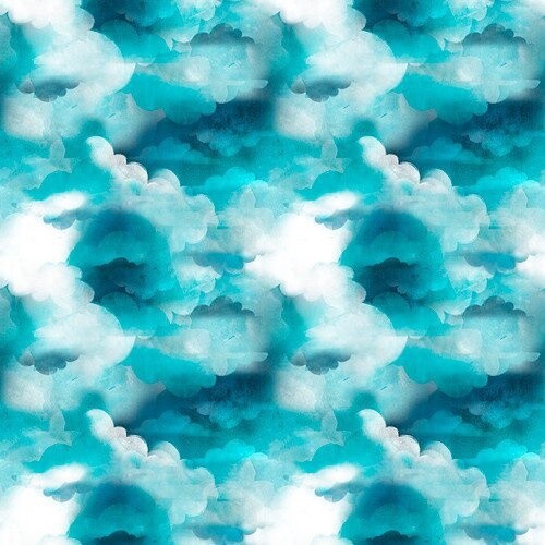 Sky Blue - Sky with Clouds
