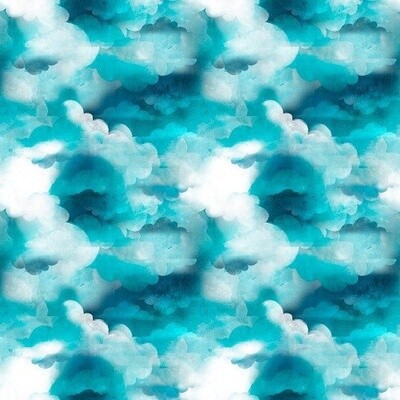 Sky Blue - Sky with Clouds