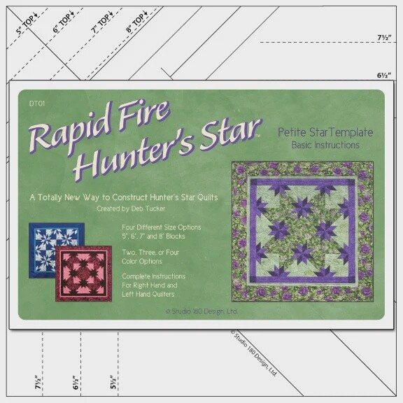 Studio 180 Petite Star Template - Rapid Fire Hunters Star