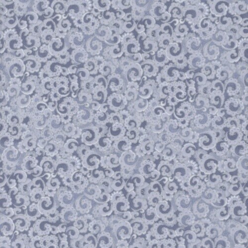 Icicle - Packed Metallic Scrolls - Mist