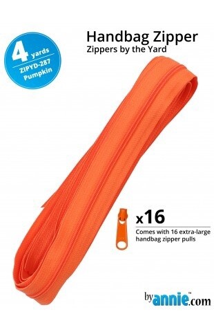 Zippers by the Yard by Annie - Pumpkin