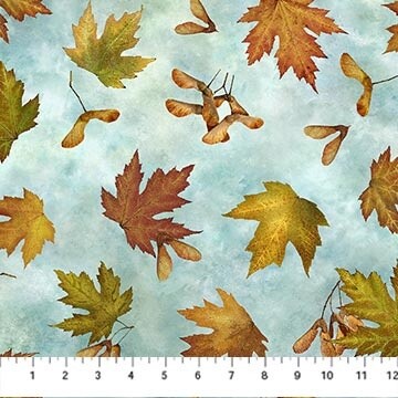 Stonehenge Autumn Splendor - LT Teal Multi
