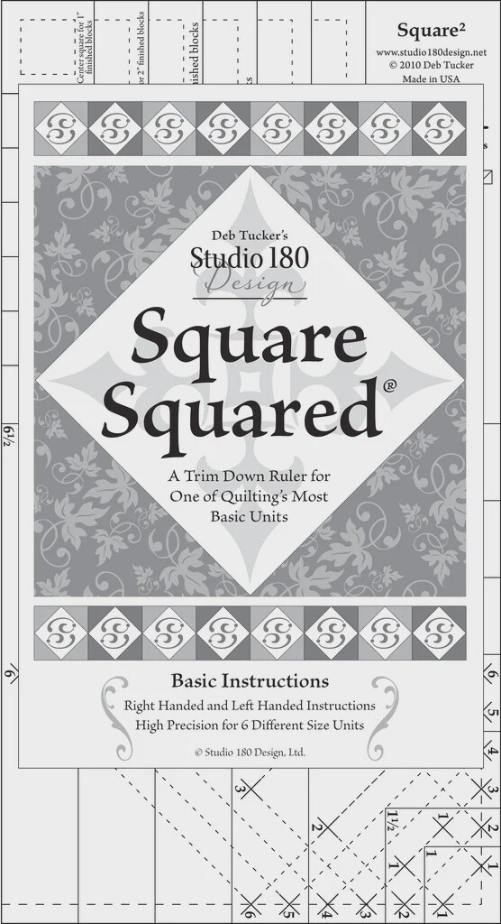 Studio 180 -Square Squared Ruler