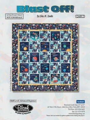 Blast Off! Quilt Kit - Silas M. Studio