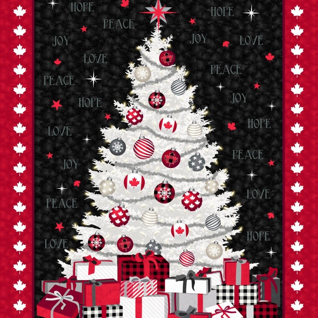 Canadian Christmas - Tree Panel
