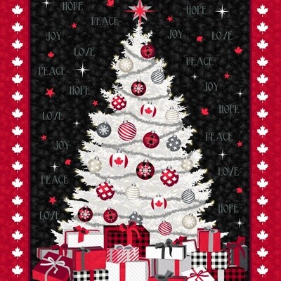 Canadian Christmas - Tree Panel