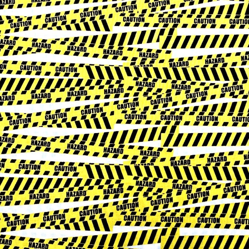 Caution Tape - Yellow/Black