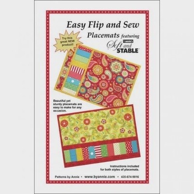 Easy Flip And Sew Placemats Pattern