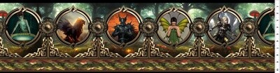 Legendary Journeys - Multi-color Border Print
