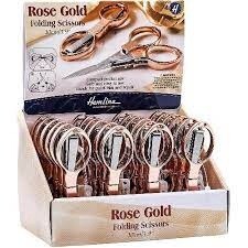 Rose Gold Folding Scissors