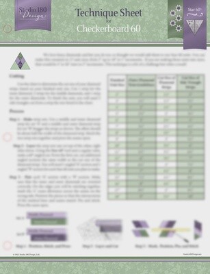 Checkerboard 60 Technique Sheet -