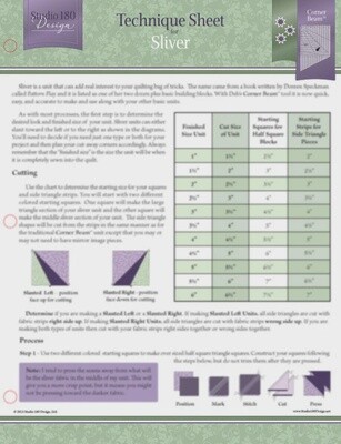 Sliver Technique Sheet