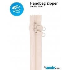 Zipper 40" Double Slide - Ivory