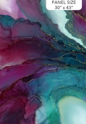 Midas Touch - Plum/Teal Panel