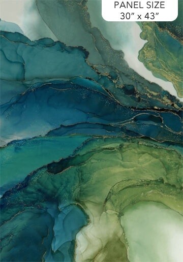 Midas Touch - Teal/Green Panel