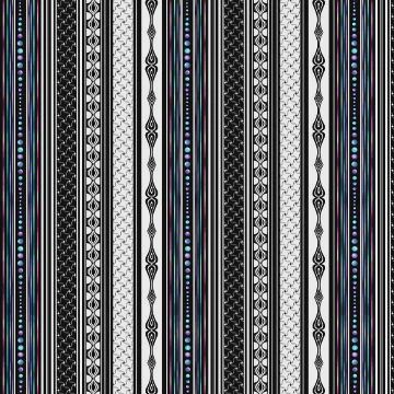 Xanadu- Grizzly Gulch Gallery - Rhythm Stripe Multi