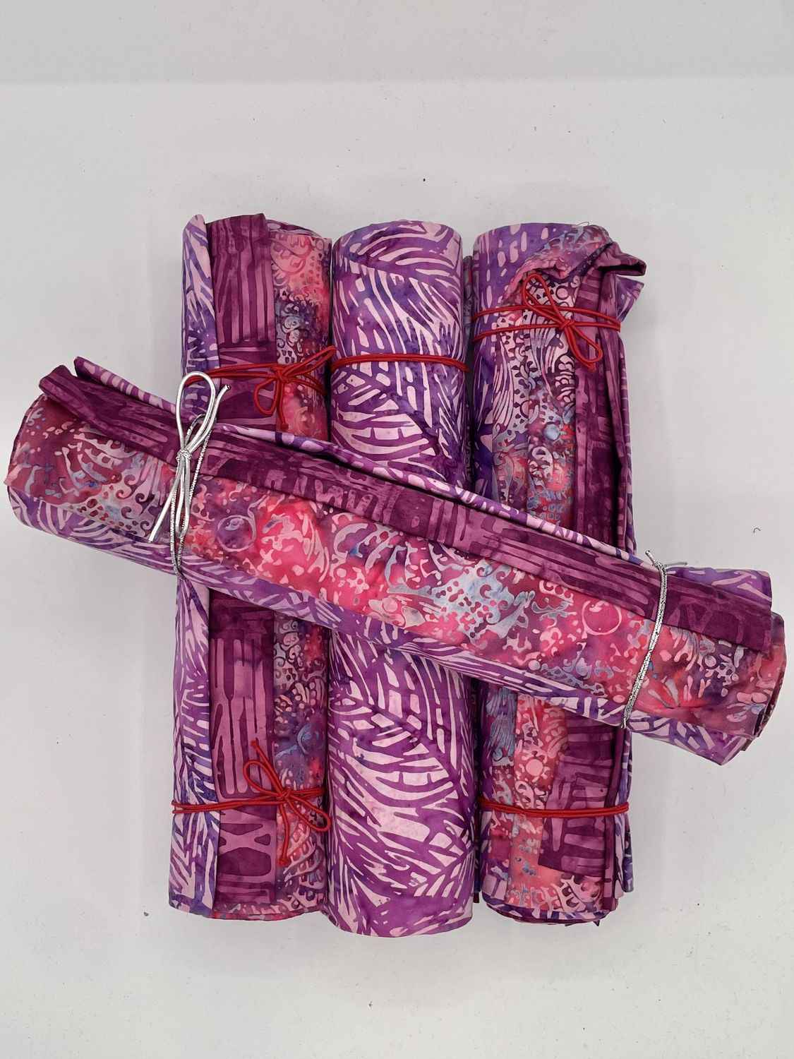 3 Yard Bundle - Pink &amp; Purple Batik