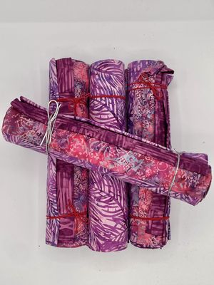 3 Yard Bundle - Pink &amp; Purple Batik