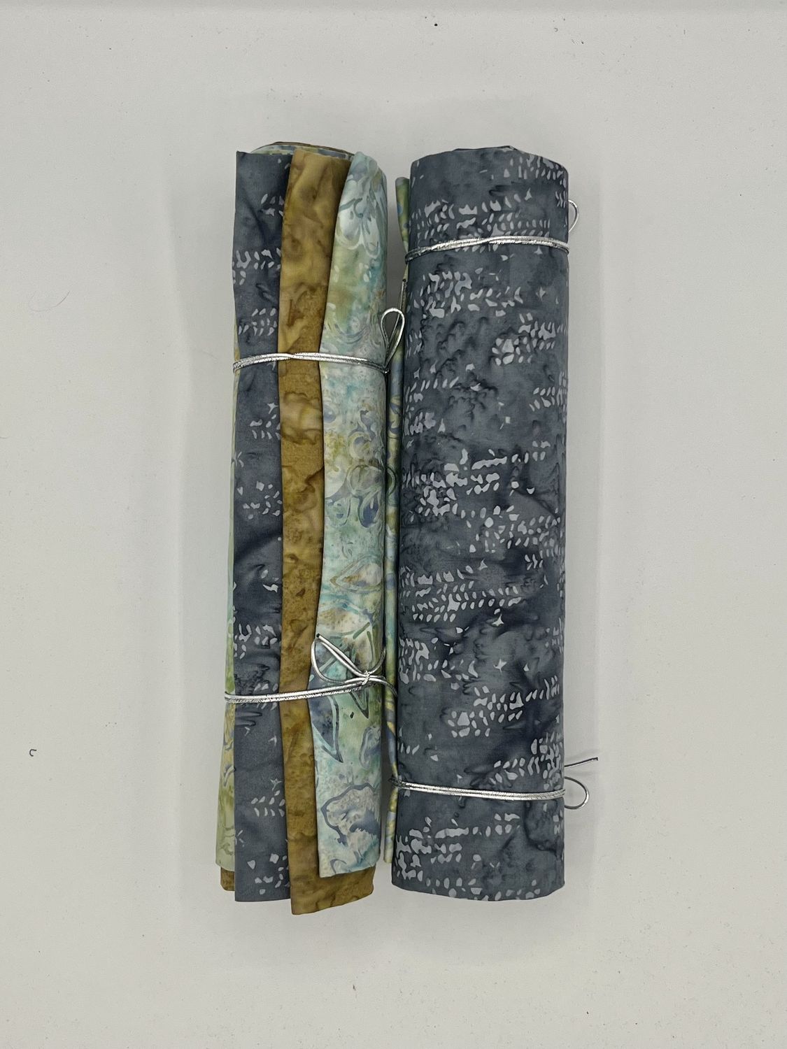 3 Yard Bundle  - Gray Multi Batik