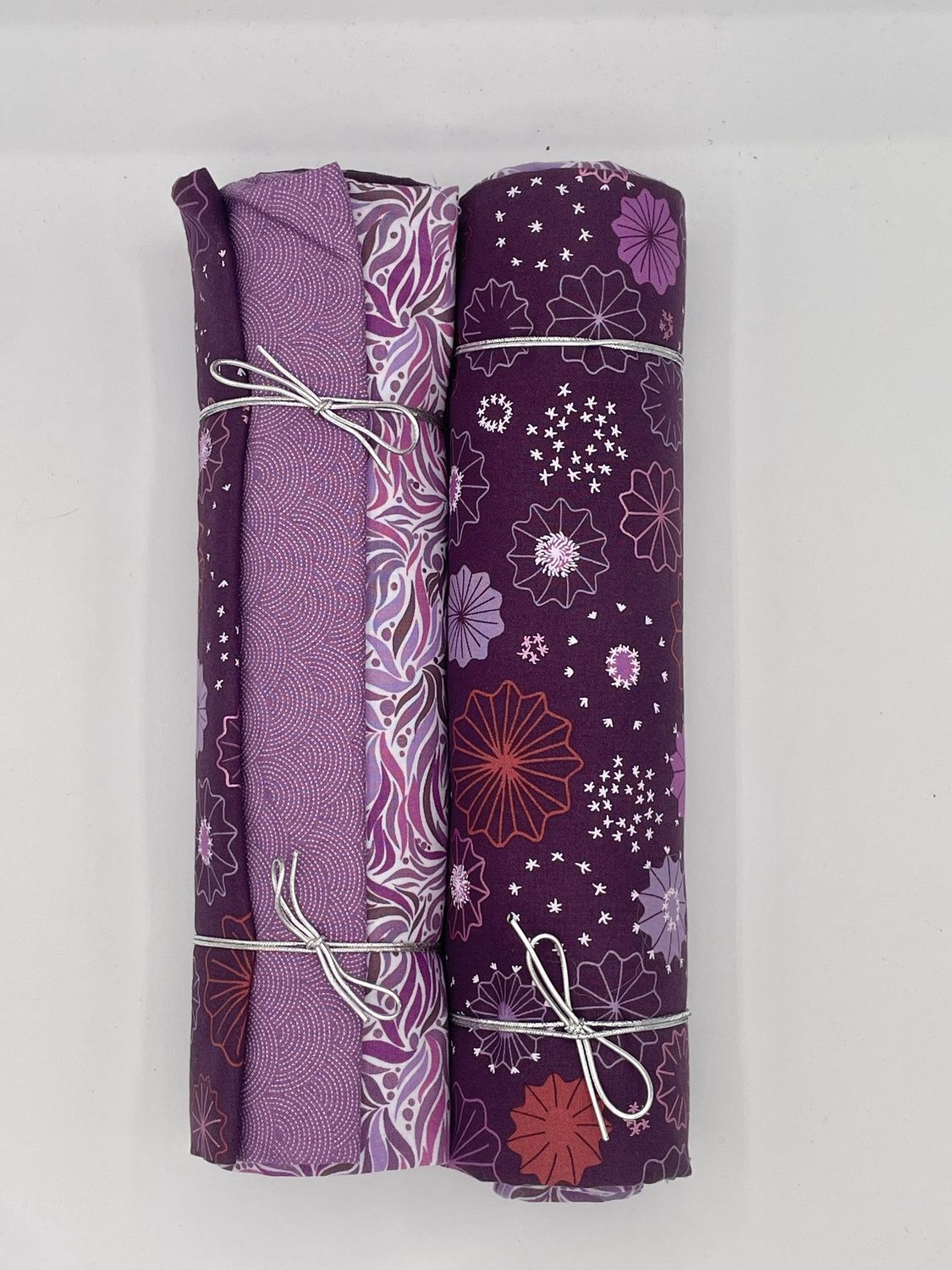 3 Yard Bundle  - Plum Flowers