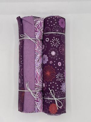 3 Yard Bundle  - Plum Flowers