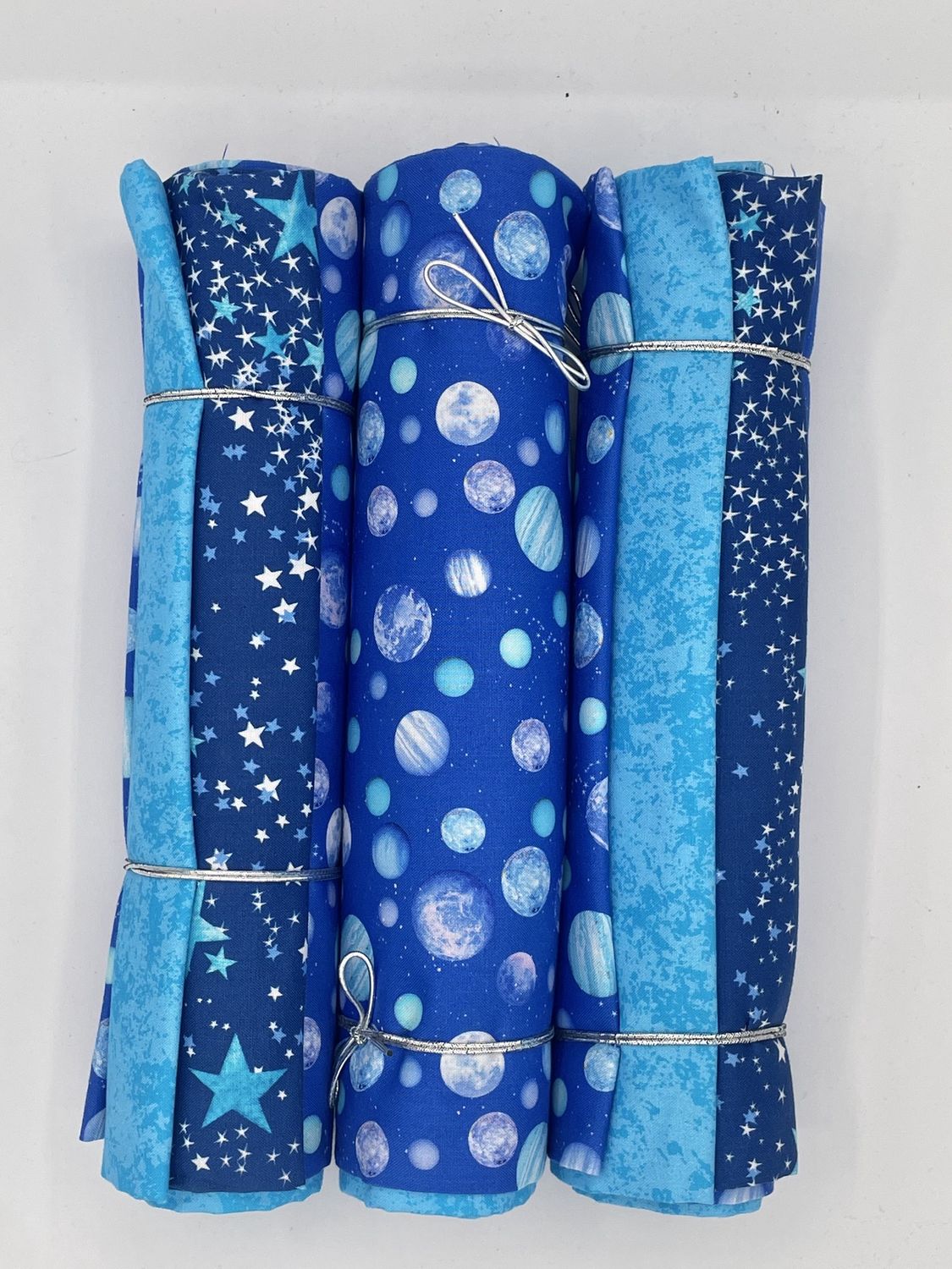 3 Yard Bundle  - Blue Planets