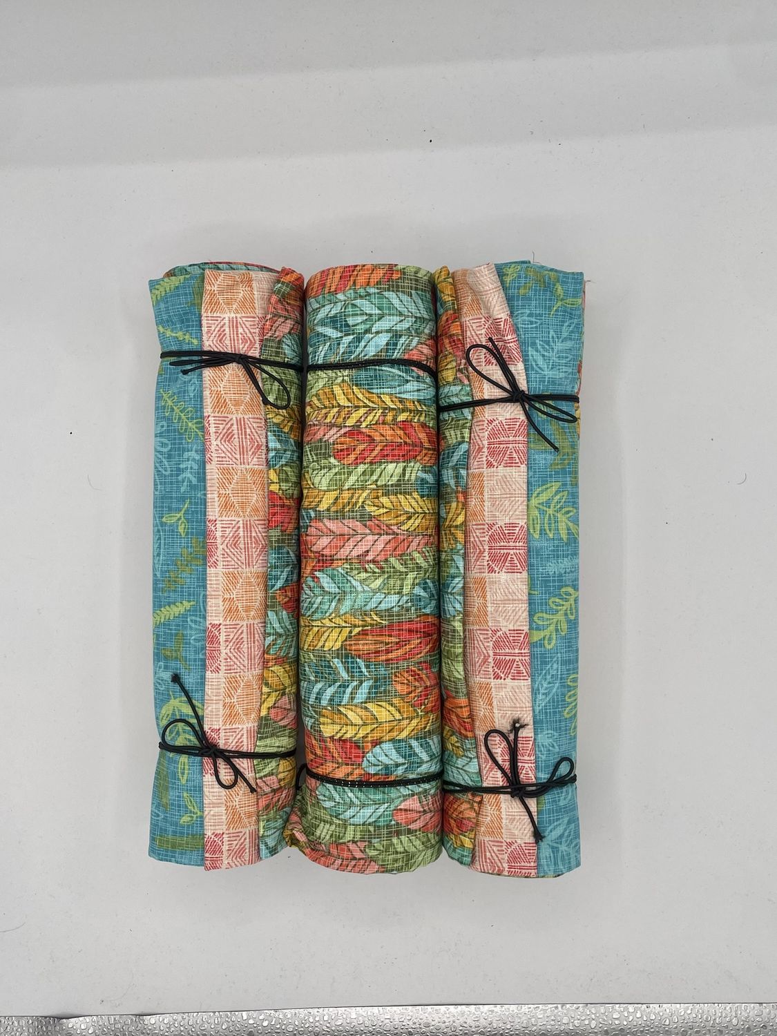 3 Yard Bundle  - Green Yellow Multi Leaves