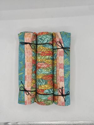 3 Yard Bundle  - Green Yellow Multi Leaves