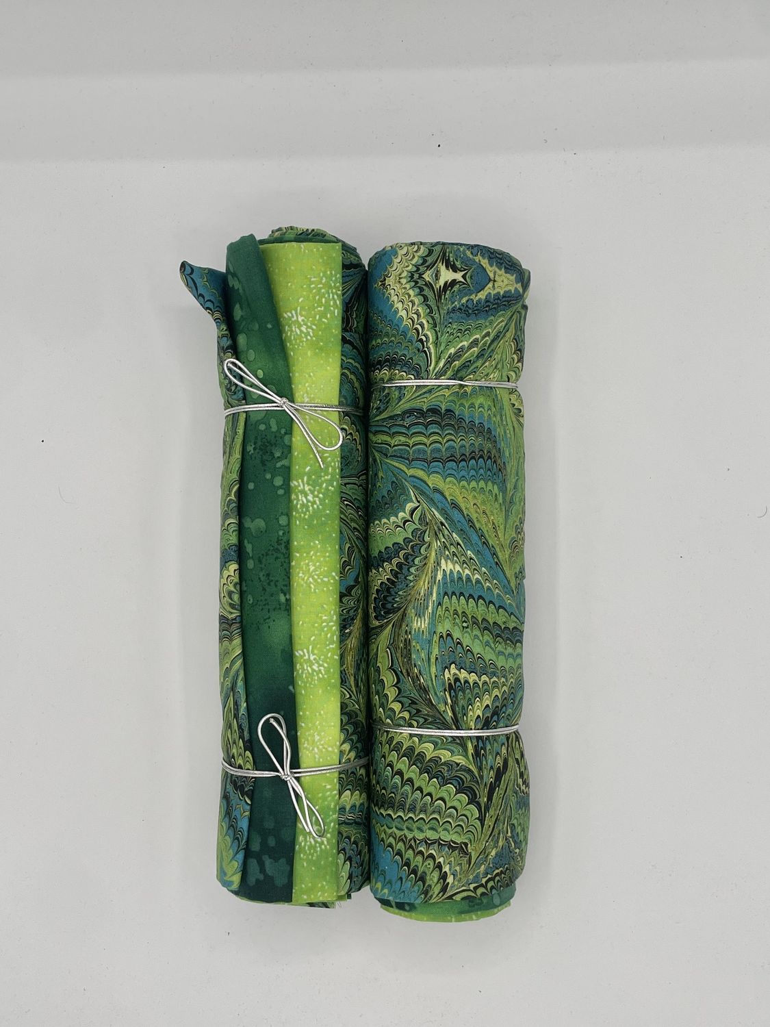 3 Yard Bundle  - Green Swirl