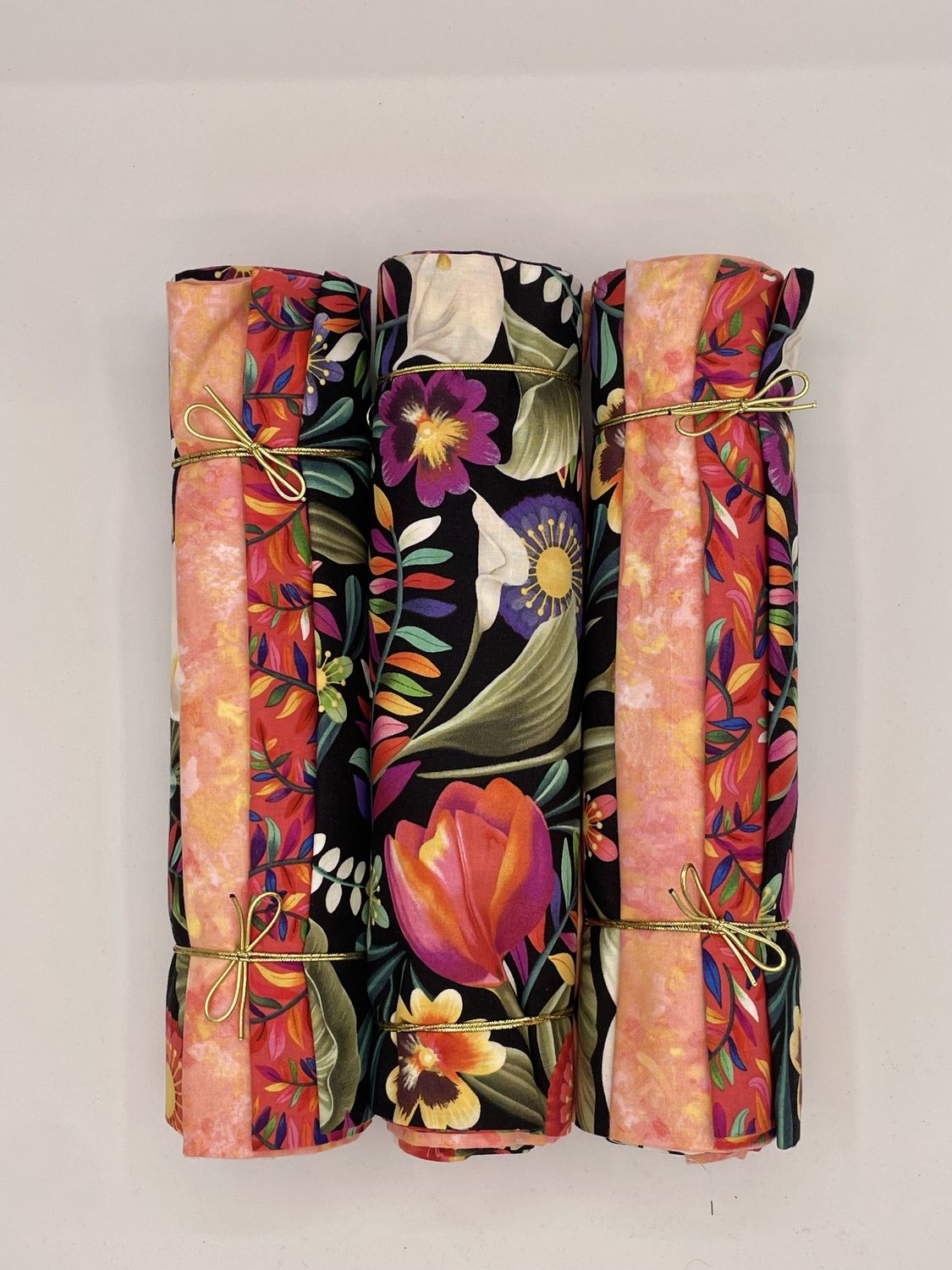 3 Yard Bundle - Large Flower Prints