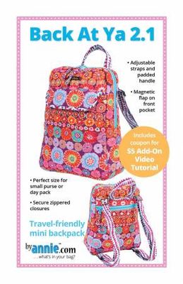 Back at Ya 2.0 Backpack Pattern