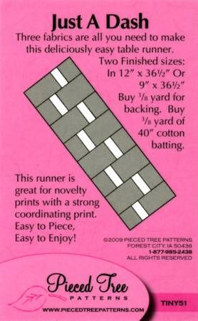 Pieced Tree Patterns - Just A Dash