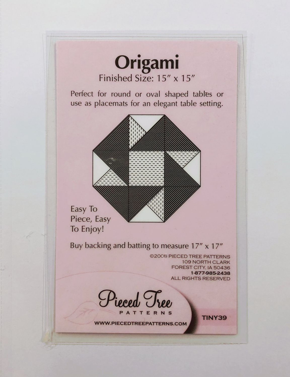 Pieced Tree Patterns - Origami