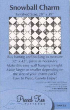 Pieced Tree Patterns - Snowball Charm