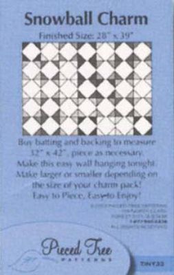 Pieced Tree Patterns - Snowball Charm